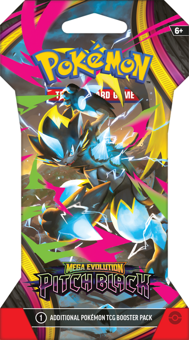Trading Card Games Pokémon - Mega Evolution - Pitch Black - Blister Pack - Pre-Order July 17th 2026 - Cardboard Memories Inc.