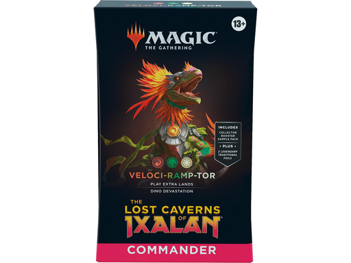 Trading Card Games Magic the Gathering - Lost Caverns of Ixalan - Commander Deck - Veloci-Ramp-Tor - Cardboard Memories Inc.
