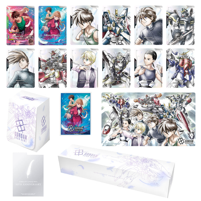 collectible card game Bandai - Gundam Card Game - PB-01 - Premium Accessory Set - Mobile Suit Gundam Wing - Pre-Order March 27th 2026 - Cardboard Memories Inc.