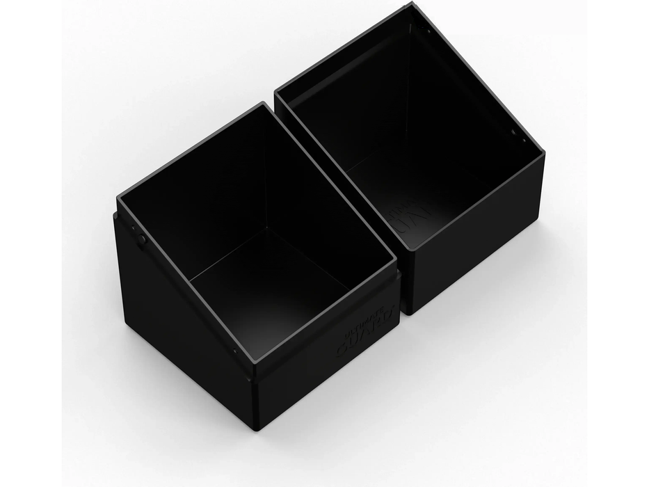 Supplies Ultimate Guard - Boulder Deck Case - Solid Black - 100 - Cardboard Memories Inc.