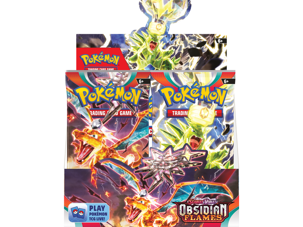 Trading Card Games Pokemon - Scarlet and Violet - Obsidian Flames - Booster Box - Cardboard Memories Inc.