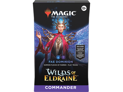 Trading Card Games Magic the Gathering - Wilds of Eldraine - Commander Deck - Fae Dominion - Cardboard Memories Inc.