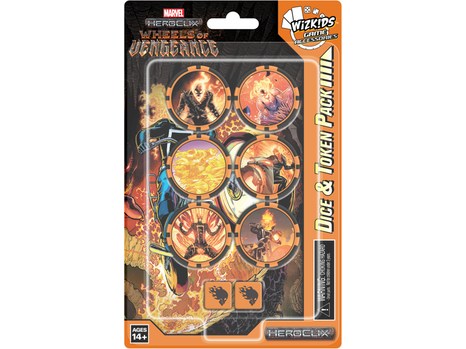 Collectible Miniature Games Wizkids - Marvel - HeroClix - Wheels of Vengeance - Dice and Token Pack - Cardboard Memories Inc.