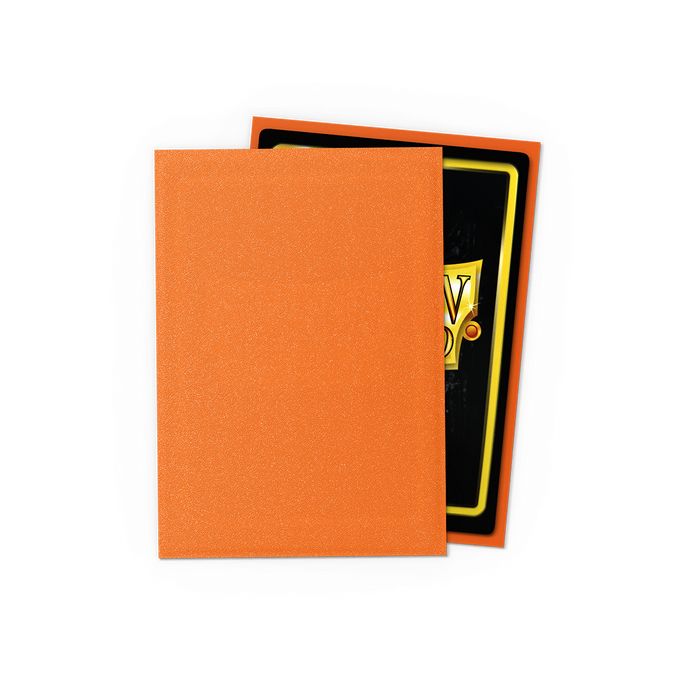 Supplies Arcane Tinmen - Dragon Shield Sleeves - Japanese Size - Matte - Amber - Package of 60 - Cardboard Memories Inc.