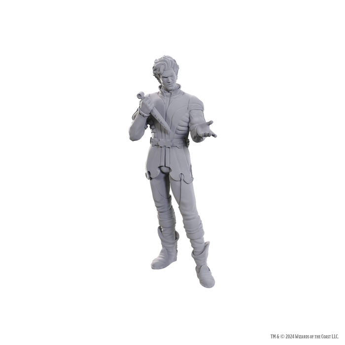 Role Playing Games Wizkids - Dungeons and Dragons - Unpainted Miniature - Baldurs Gate 3 Special Edition - Gale and Astarion - 96366 - Cardboard Memories Inc.