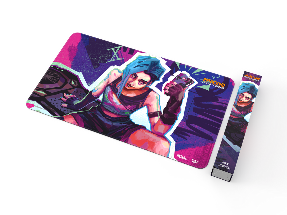 Riftbound - League of Legends Trading Card Game - Origins - Playmat - Jinx - Cardboard Memories Inc.