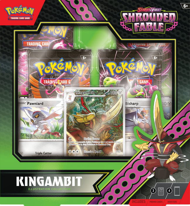 Trading Card Games Pokemon - Scarlet and Violet - Shrouded Fable - Kingambit - Special Illustration Collection - Cardboard Memories Inc.
