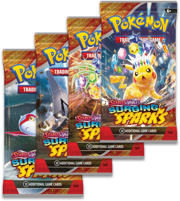 Trading Card Games Pokemon - Scarlet and Violet - Surging Sparks - Booster Box - Cardboard Memories Inc.