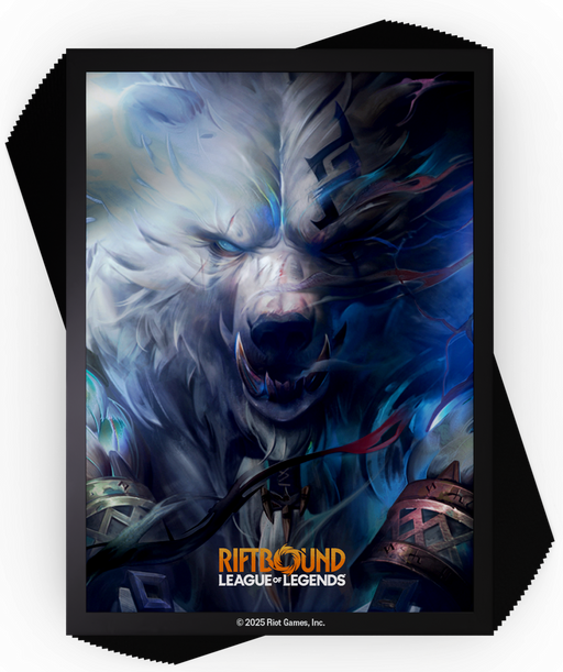 Riftbound - League of Legends Trading Card Game - Origins - Art Sleeves - Volibear - 100 Count - Cardboard Memories Inc.