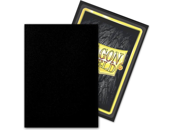 Supplies Arcane Tinmen - Dragon Shield Outer Sleeves - Standard Size - Matte - Black - Package of 100 - Cardboard Memories Inc.