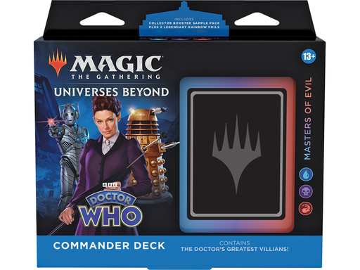 Trading Card Games Magic the Gathering - Dr Who - Commander Deck - Masters of Evil - Cardboard Memories Inc.