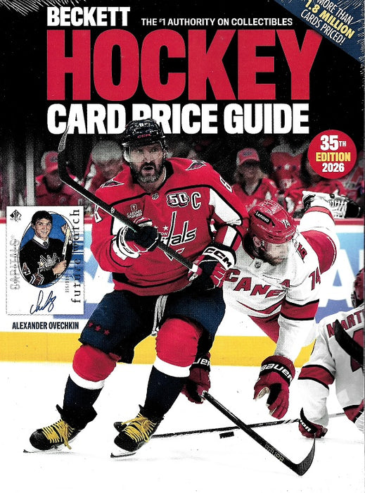 Magazine Beckett - Hockey Price Guide - 2026 - 35th Edition - Cardboard Memories Inc.