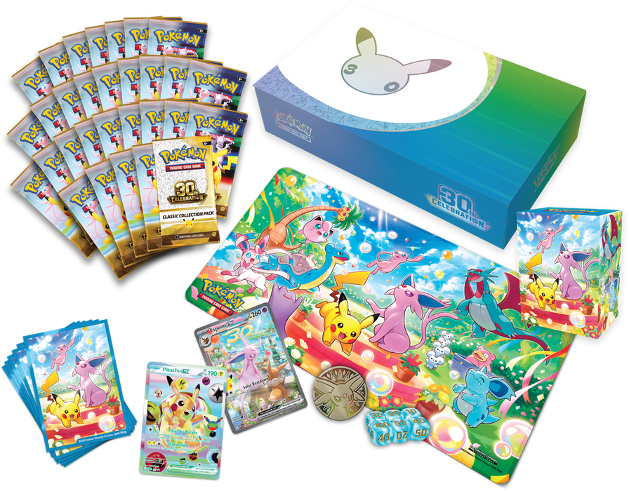 Trading Card Games Pokemon - 2026 - 30th Celebration - Day Ultra Premium Collection - Pre-Order November 6th 2026 - Cardboard Memories Inc.