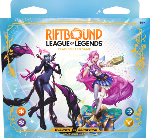 Riftbound - League of Legends Trading Card Game - Radiance - Showdown Deck - Evelynn vs Seraphine - Pre-Order October 23rd 2026 - Cardboard Memories Inc.