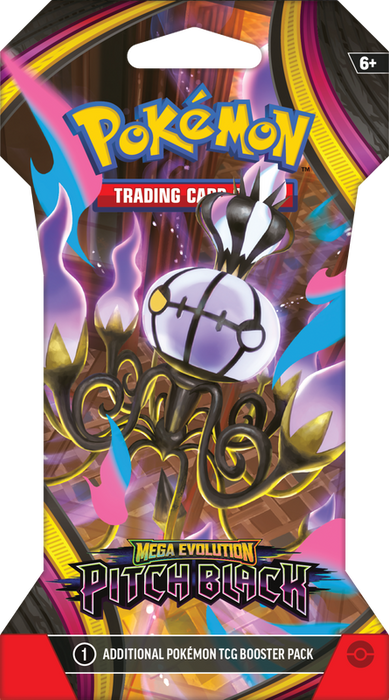 Trading Card Games Pokémon - Mega Evolution - Pitch Black - Blister Pack - Pre-Order July 17th 2026 - Cardboard Memories Inc.