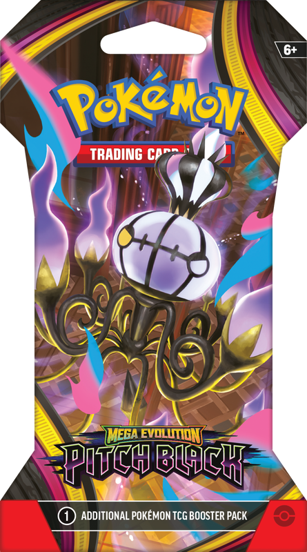 Trading Card Games Pokémon - Mega Evolution - Pitch Black - Blister Pack - Pre-Order July 17th 2026 - Cardboard Memories Inc.