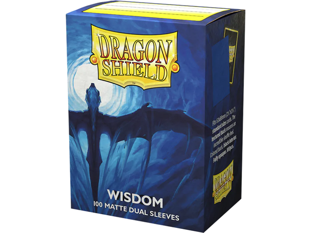 Supplies Arcane Tinmen - Dragon Shield Dual Sleeves - Standard Size - Matte - Wisdom - Package of 100 - Cardboard Memories Inc.