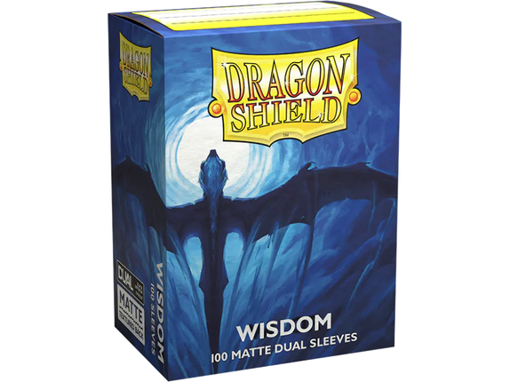 Supplies Arcane Tinmen - Dragon Shield Dual Sleeves - Standard Size - Matte - Wisdom - Package of 100 - Cardboard Memories Inc.