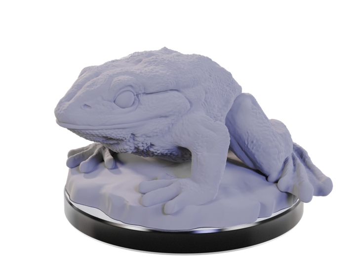 Role Playing Games Wizkids - Pathfinder - Unpainted Miniatures - Deep Cuts - Giant Frogs - 90689 - Cardboard Memories Inc.