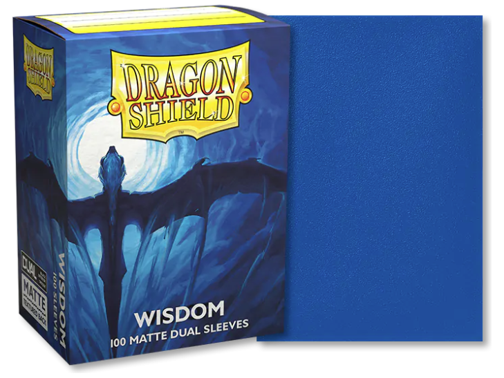 Supplies Arcane Tinmen - Dragon Shield Dual Sleeves - Wisdom Matte - Standard - Package of 100 - Cardboard Memories Inc.