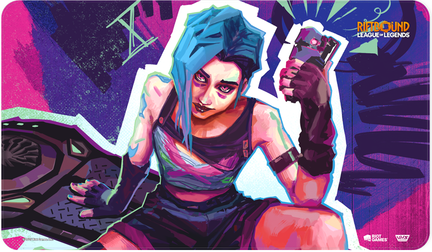 Riftbound - League of Legends Trading Card Game - Origins - Playmat - Jinx - Cardboard Memories Inc.