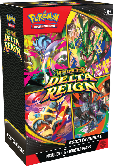 Collectable Trading Card Games
Pokémon - Mega Evolution - Delta Reign - Booster Bundle - Pre-Order |
Cardboard Memories Inc.
196214165823