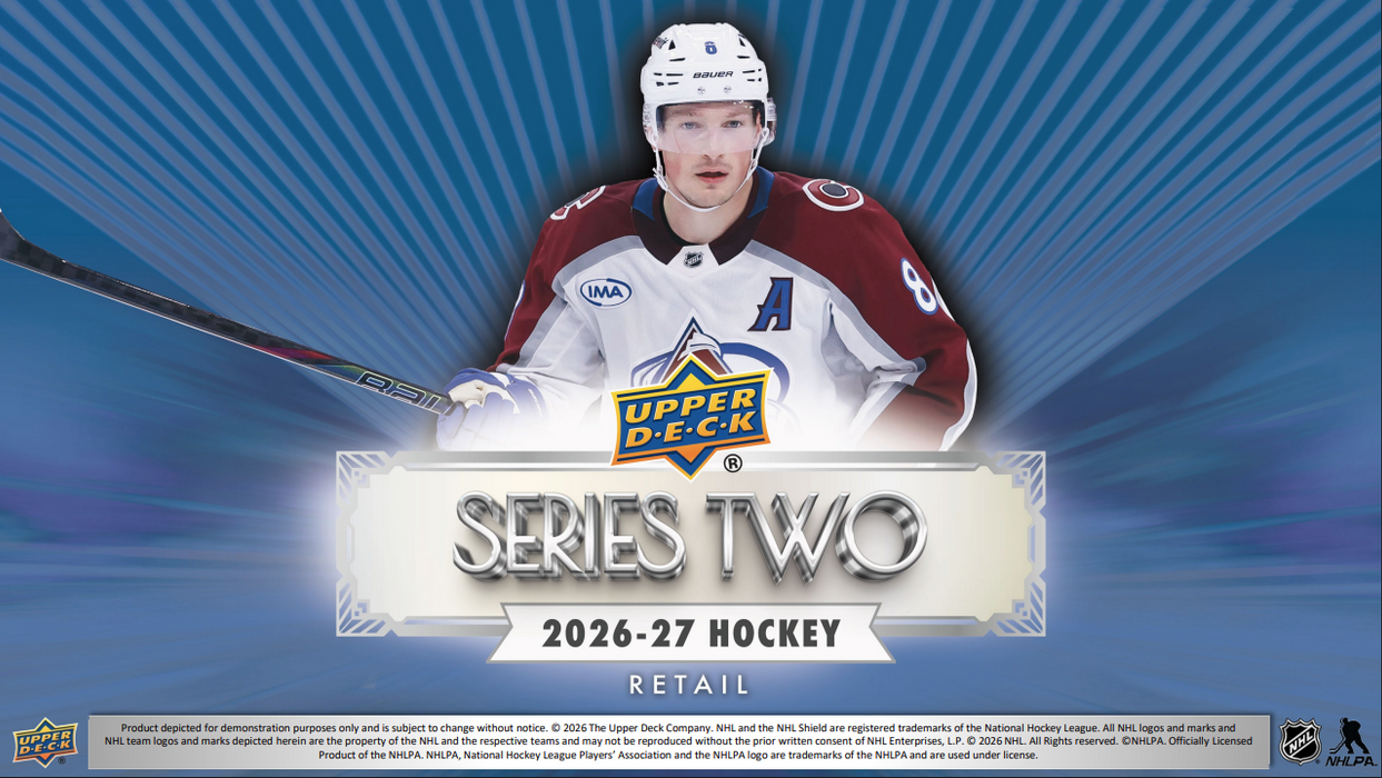 Upper Deck - 2026-27 - Hockey - Series 2 - Gravity Feed Box - Pre-Order March 10th 2027