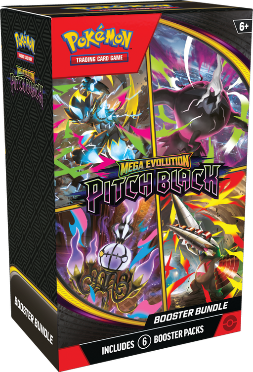 Trading Card Games Pokémon - Mega Evolution - Pitch Black - Booster Bundle - Pre-Order July 17th 2026 - Cardboard Memories Inc.