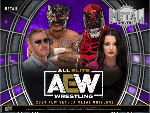 Sports Cards Upper Deck - 2023 - All Elite Wrestling AEW Trading Cards - Skybox Metal Universe - Blaster Box - Pre-Order February TBA 2024 - Cardboard Memories Inc.