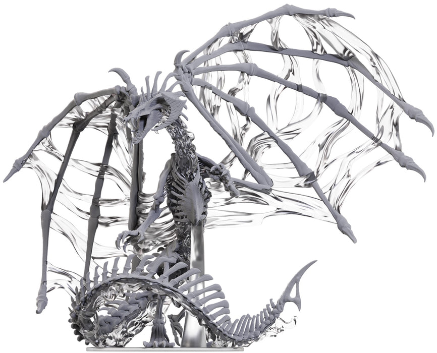 Role Playing Games Wizkids - Dungeons and Dragons - Unpainted Miniature - Nolzur’s Marvelous Miniatures - Black Dracolich - Cardboard Memories Inc.