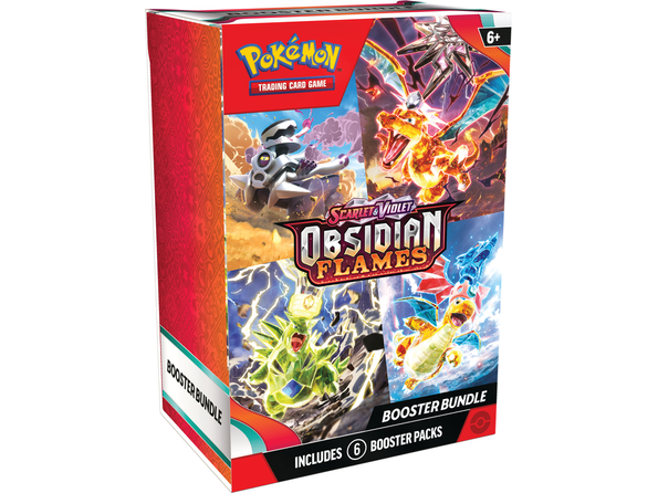 Trading Card Games Pokemon - Scarlet and Violet - Obsidian Flames - Booster Bundle - Cardboard Memories Inc.