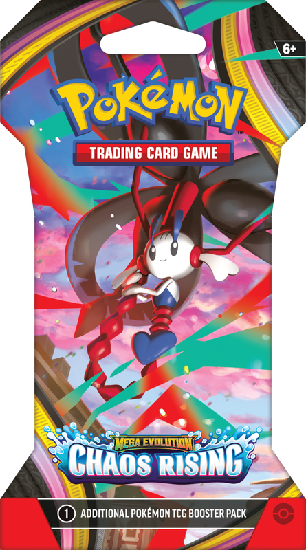Trading Card Games Pokémon - Mega Evolution - Chaos Rising - Blister Pack - Pre-Order May 22nd 2026 - Cardboard Memories Inc.