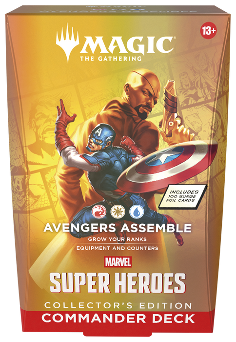 Trading Card Games Magic the Gathering - Marvel Super Heroes - Avengers Assemble - Commander Deck - Collector Edition - Pre-Order July 26th 2026 - Cardboard Memories Inc.
