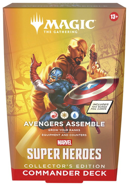 Trading Card Games Magic the Gathering - Marvel Super Heroes - Avengers Assemble - Commander Deck - Collector Edition - Pre-Order July 26th 2026 - Cardboard Memories Inc.