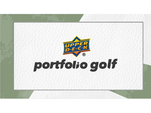 Sports Cards Upper Deck - 2024 - Golf - Portfolio - Trading Card Hobby Box - Pre-Order September 1st 2024 - Cardboard Memories Inc.