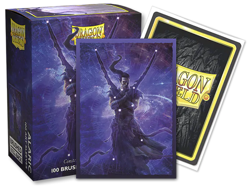 Supplies Arcane Tinmen - Dragon Shield Sleeves - Brushed Art - Constellations - Alaric - Package of 100 - Cardboard Memories Inc.
