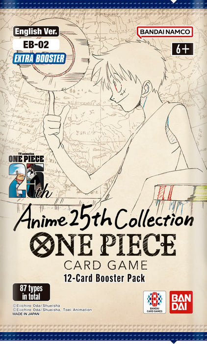 collectible card game Bandai - One Piece Card Game - Anime 25th Collection - Extra Booster Box - Cardboard Memories Inc.