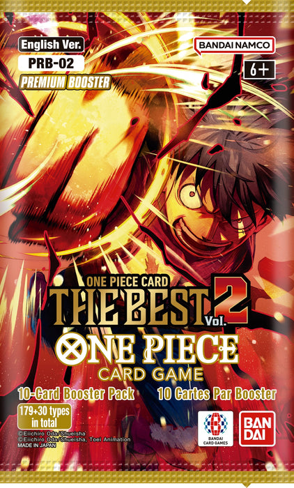 collectible card game Bandai - One Piece Card Game - The Best - Volume 2 - Premium Booster Pack - Cardboard Memories Inc.