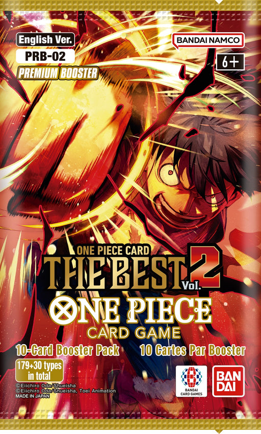 collectible card game Bandai - One Piece Card Game - The Best - Volume 2 - Premium Booster Pack - Cardboard Memories Inc.