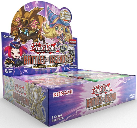 Trading Card Games Konami - Yu-Gi-Oh! - Battles of Legend - Glorious Gallery - Booster Box - Pre-Order June 5th 2026 - Cardboard Memories Inc.