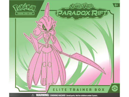 Trading Card Games Pokemon - Scarlet and Violet - Paradox Rift - Iron Valiant - Elite Trainer Box - Cardboard Memories Inc.