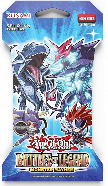 Trading Card Games Konami - Yu-Gi-Oh! - Battles of Legend - Monster Mayhem - Blister Pack - Cardboard Memories Inc.