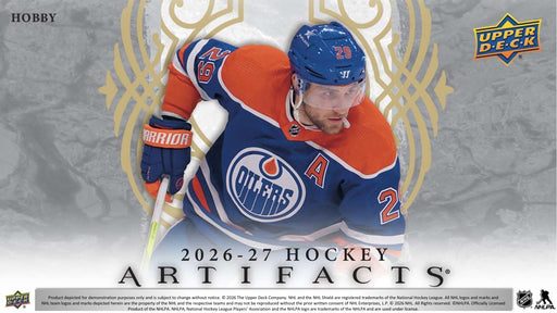 Sports Cards Upper Deck - 2026-27 - Hockey - Artifacts - Hobby Box - Pre-Order September 15th 2026 - Cardboard Memories Inc.