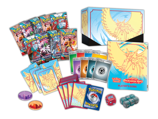 Trading Card Games Pokemon - Scarlet and Violet - Paradox Rift - Roaring Moon - Elite Trainer Box - Cardboard Memories Inc.