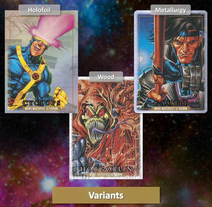 Non Sports Cards Upper Deck - Marvel Masterpieces '92 Platinum - Blaster Box - Cardboard Memories Inc.