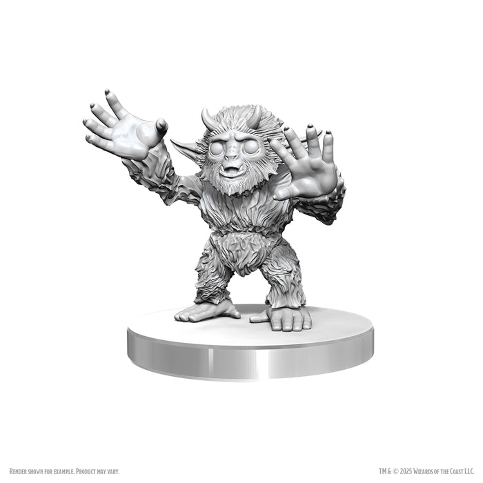 Role Playing Games Wizkids - Dungeons and Dragons - Unpainted Miniature - Nolzur’s Marvelous Miniatures - Yeti Tykes - 90780 - Cardboard Memories Inc.