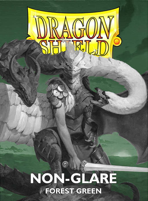 Supplies Arcane Tinmen - Dragon Shield Non-Glare Sleeves - Standard Size - Matte - Forest Green - Package of 100 - Cardboard Memories Inc.