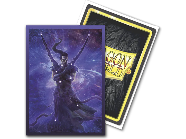 Supplies Arcane Tinmen - Dragon Shield Art Sleeves - Standard Size - Brushed Art - Constellations - Alaric - Package of 100 - Cardboard Memories Inc.