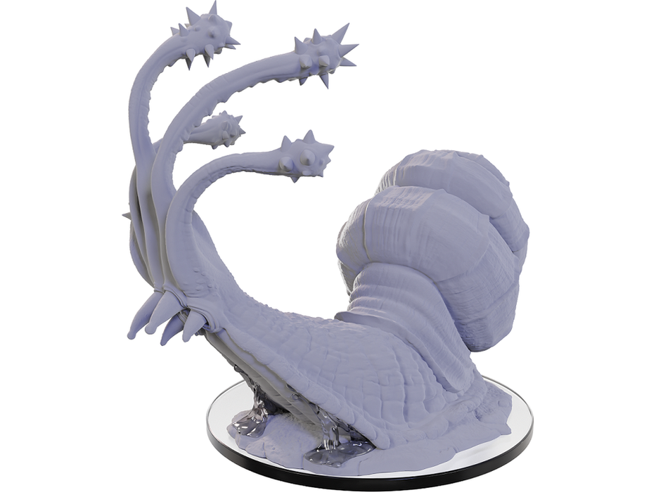 Role Playing Games Wizkids - Dungeons and Dragons - Unpainted Miniature - Nolzurs Marvellous Miniatures - Fail Snail - 90676 - Cardboard Memories Inc.