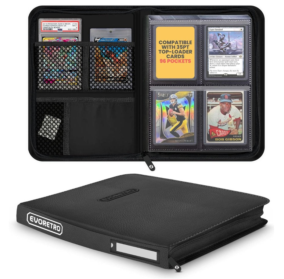 Evoretro - Shield+ - Compact Toploader Binder - 96 Count — Cardboard ...